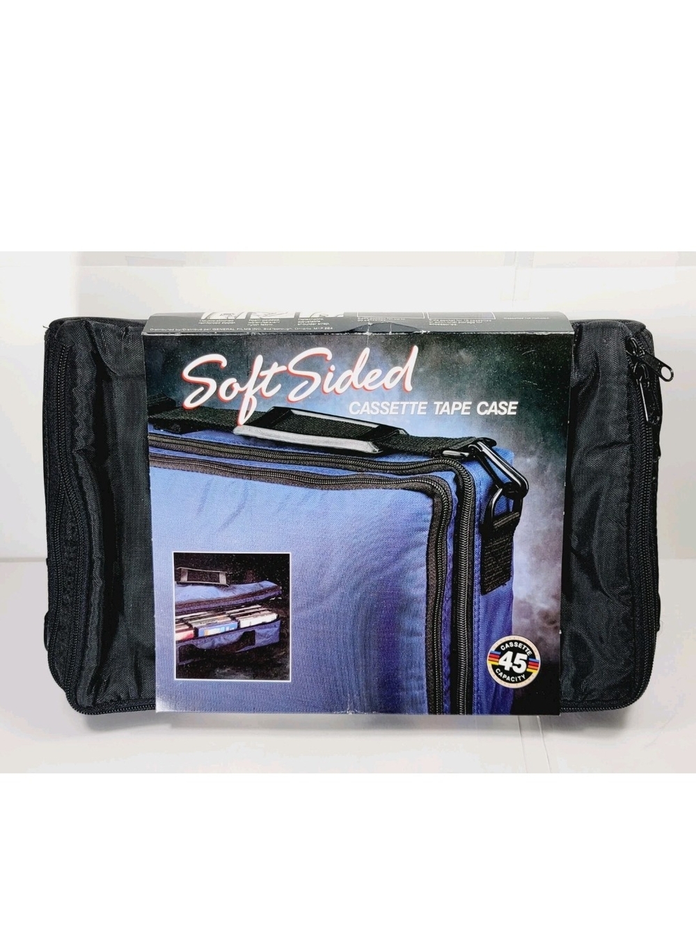 45 Cassette Tape Holder Soft Sided Cassette Tape Case NEW OLD STOCK